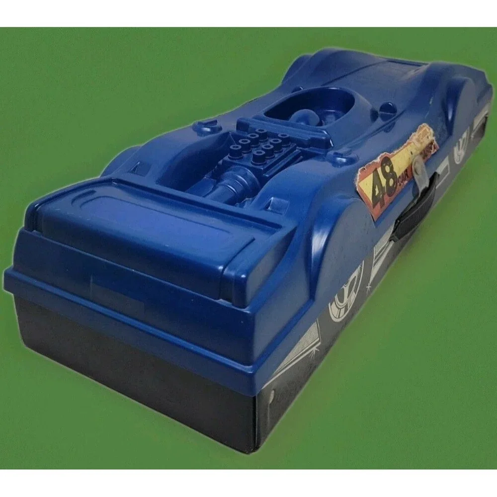 Matchbox Carry Case (48 Cars) Race Car w/ 4 Trays 1980 Vintage GenX